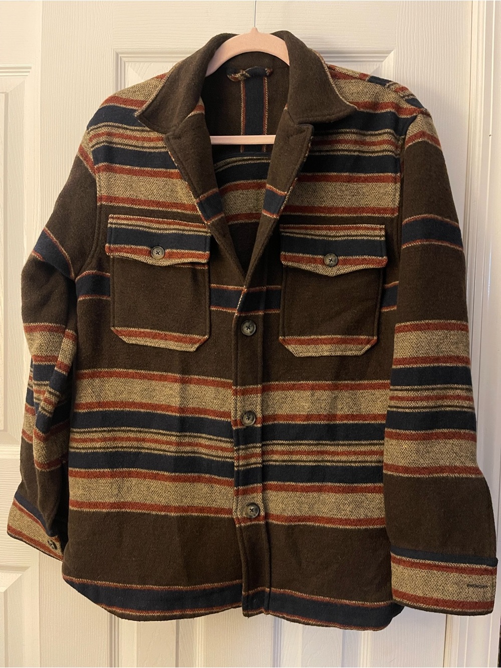 Zara men’s striped wool sweater size S